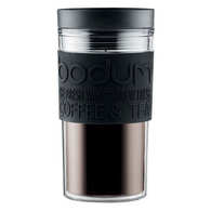 Plastic Insulated Travel Mug 45cl Black Travel Mug Bodum