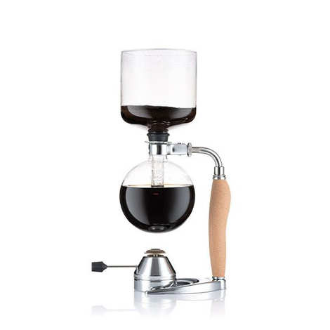 Vacuum coffee maker set with rechargeable stainless steel gaze 0.5