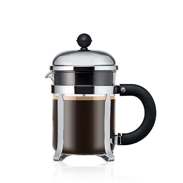 Wrobic Cafetière à piston française 600 ml en acier inoxydable