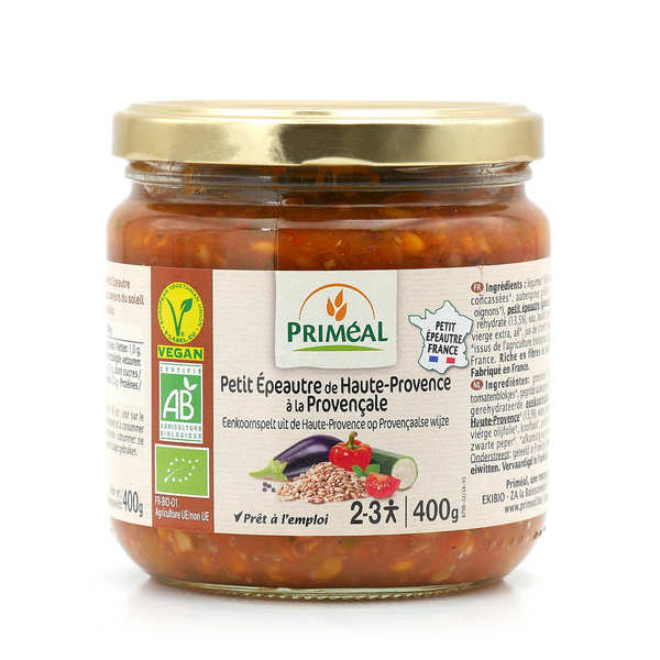 Petit épeautre de Haute Provence à la provençale bio - Bocal 400g
