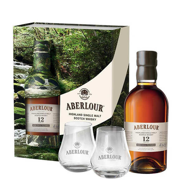 Aberlour 14 Year Old Single Malt Scotch Whisky, 70cl with Gift Box :  : Grocery