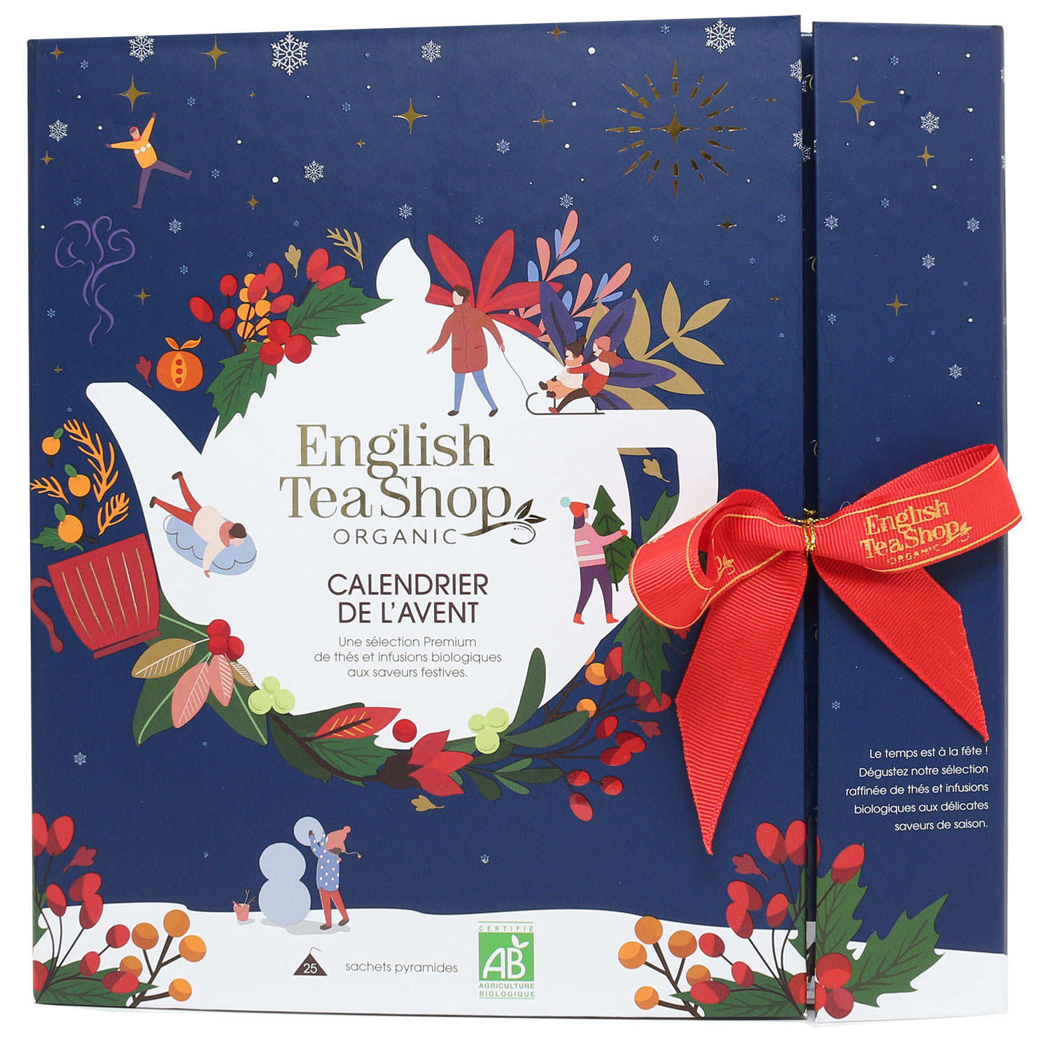 Organic Christmas Tea Advent Calendar - Premium Tea and Infusion - English Tea Shop