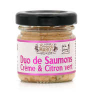 Duo de saumon au citron vert