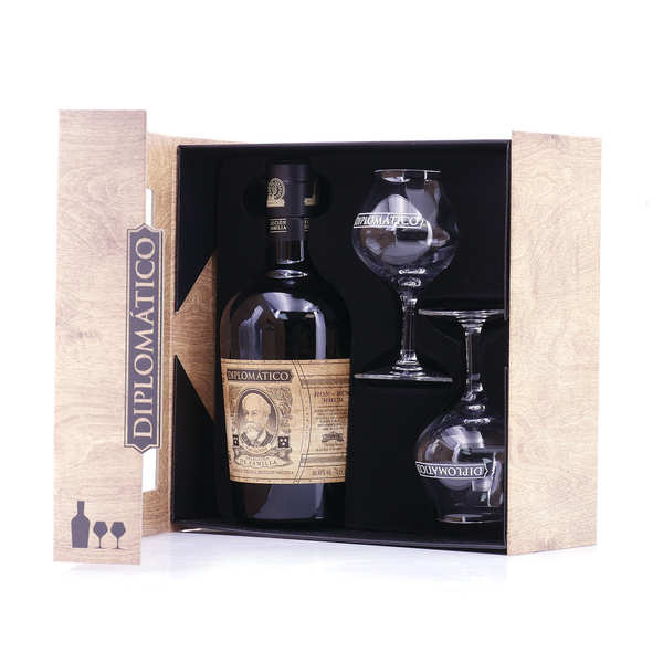 Coffret cadeau Rhum Diplomatico 3 bouteilles - BienManger Paniers Garnis