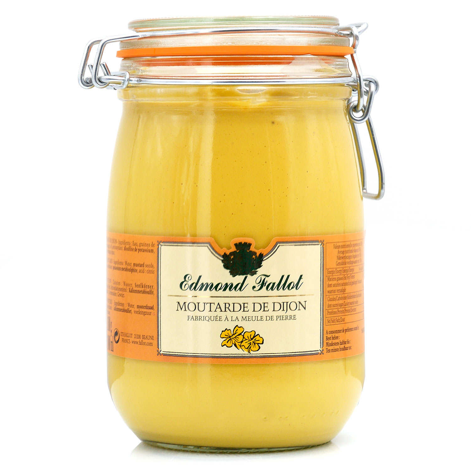 Edmond Fallot Dijon mustard in Le parfait jar 1.1kg Fallot