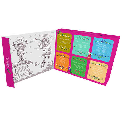 Coffret thé bio Collection Holiday Bleu 36 sachets bio - English Tea Shop