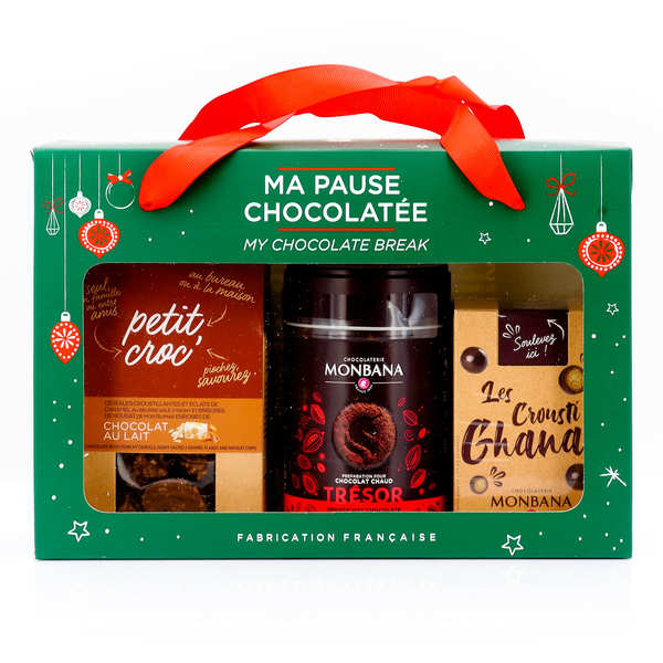 Christmas hot chocolate box - Monbana Chocolatier