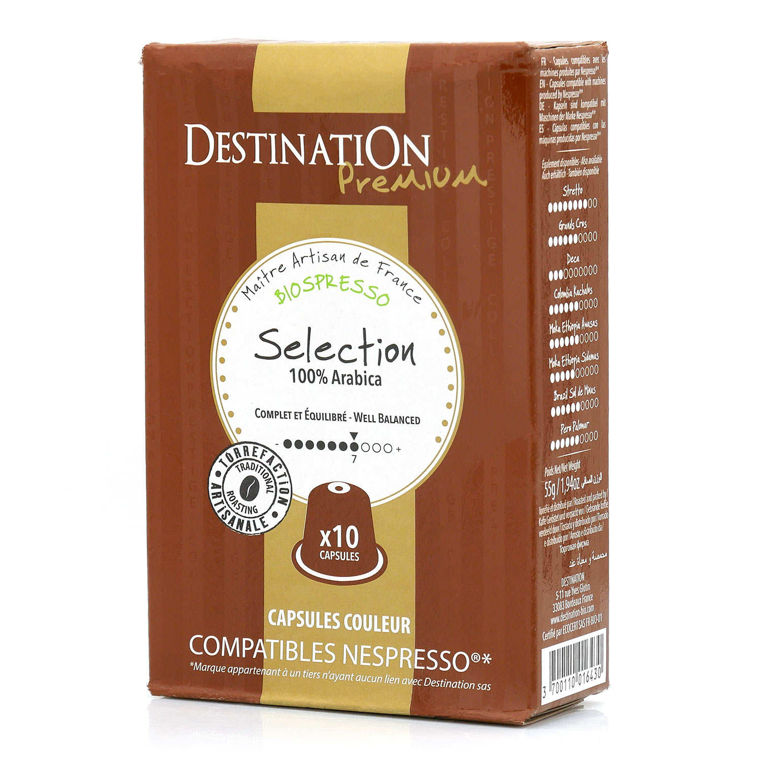 Café Sélection bio - capsules biodégradables compatibles ...