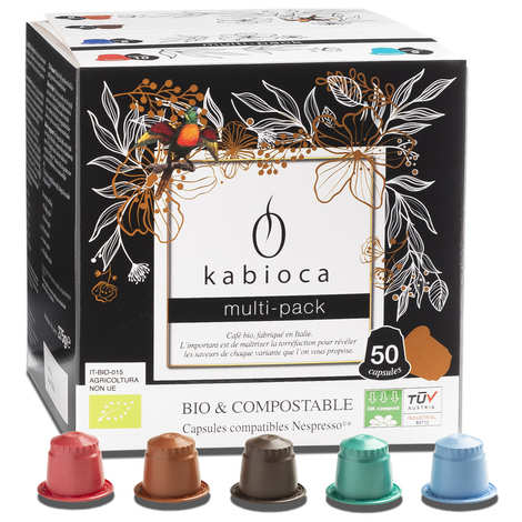 barriere resultat Konserveringsmiddel Organic coffee - Nespresso® compatible capsules Multipack - Kabioca