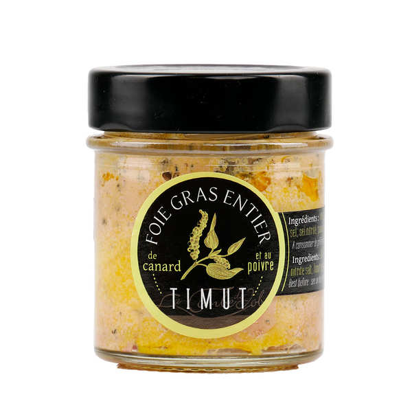 Foie gras de canard au poivre de Timut - Pot de 90g
