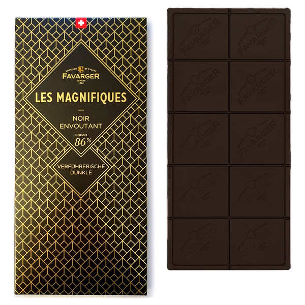 Dark Berries Chocolate Bar with Stevia 85g (Cavalier