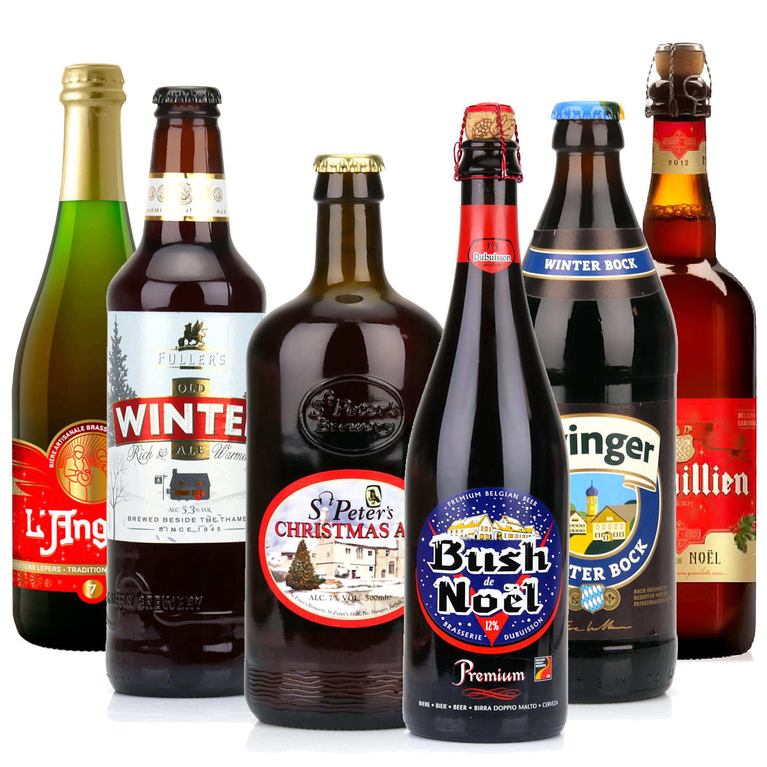 Lot de 6 bières de Noël (min 50cl)