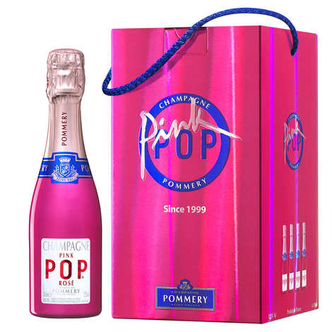 Pink Pop Champagne 4 bottles of 25cl - Pommery