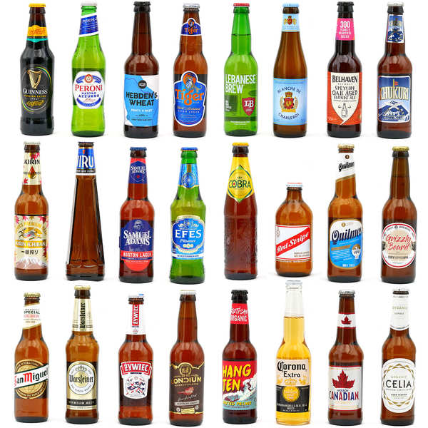 24 Beers Of The World 1 Glass Gift Box BienManger Paniers Garnis