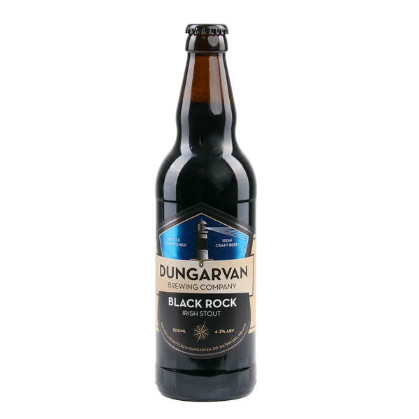 Bière stout irlandaise - Black Rock 4.3% - Bouteille de 50 cl