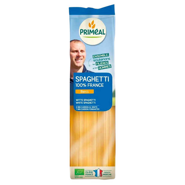 Spaghetti bio 100% Français - Sachet 500g