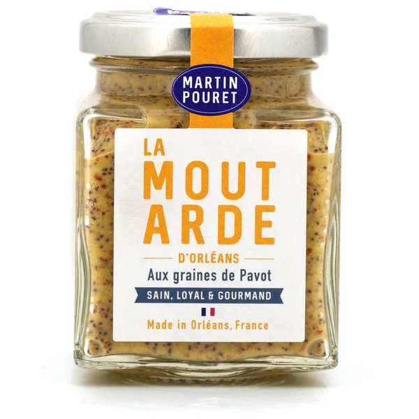 Moutarde aux graines de pavot 200g - Martin-Pouret