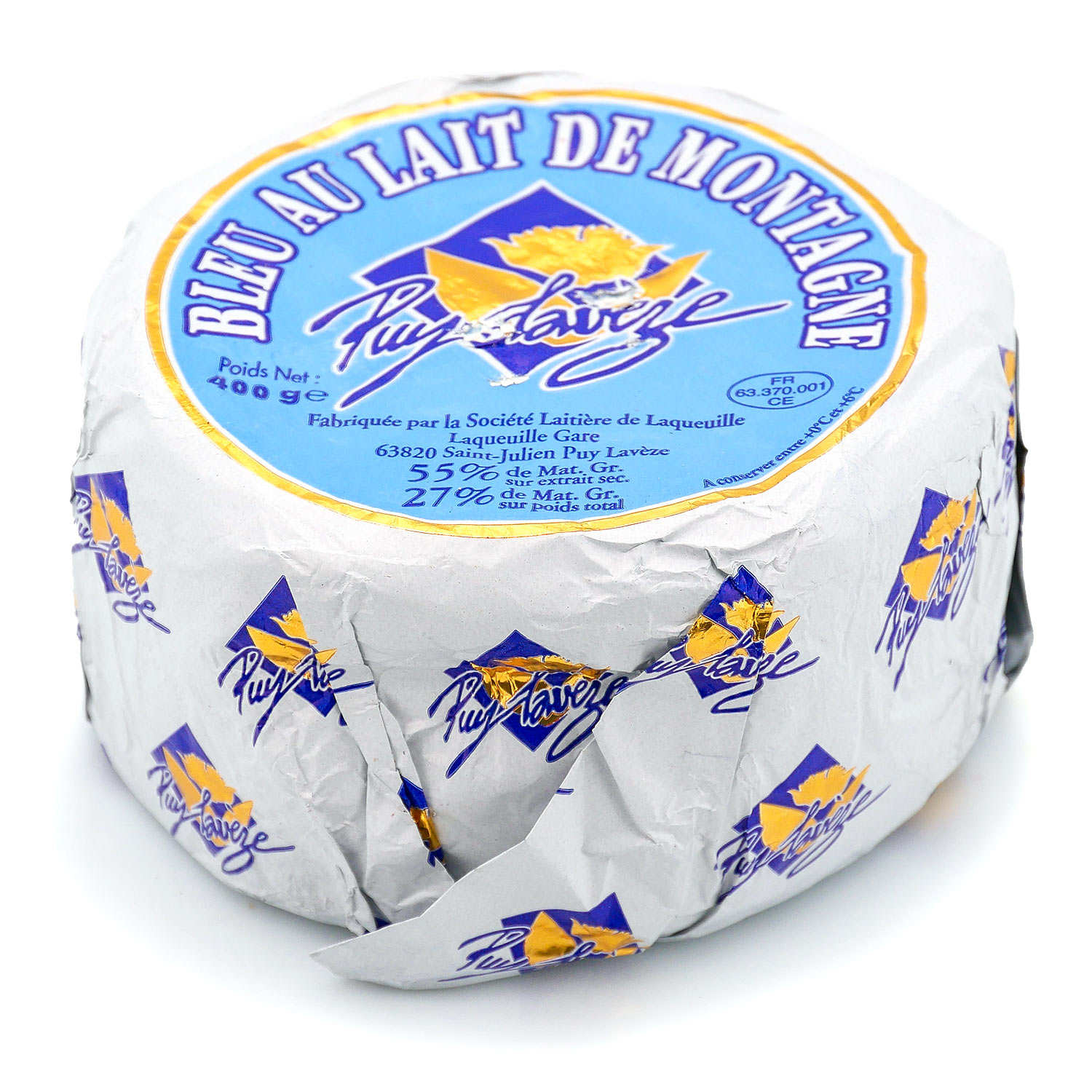 Puy Lavèze Bleu De Vache Au Lait De Montagne Société Laitière De Laqueuille 