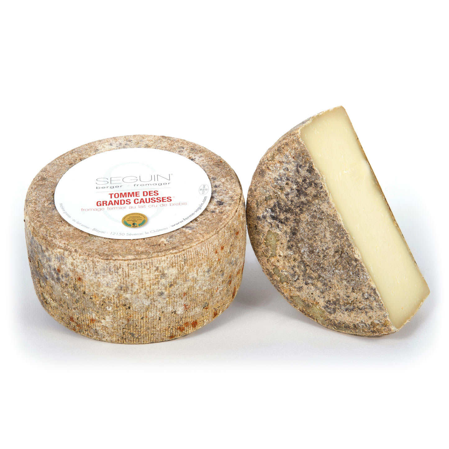 Tomme des Grands Causses - raw sheep's milk cheese - Ferme Seguin