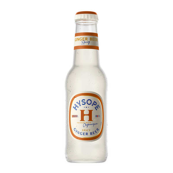 Ginger beer Hysope bio et française - Bouteille de 20cl