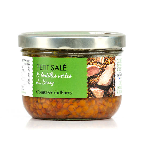 Petit salé aux lentilles vertes du Berry - Bocal 360g