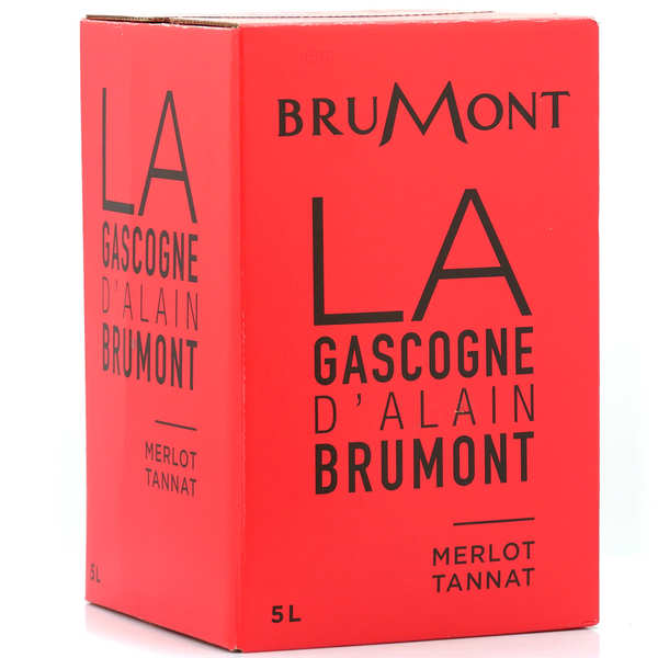Red Wine From Pgi Côtes De Gascogne In 5L Bag In Box - Vignobles Brumont
