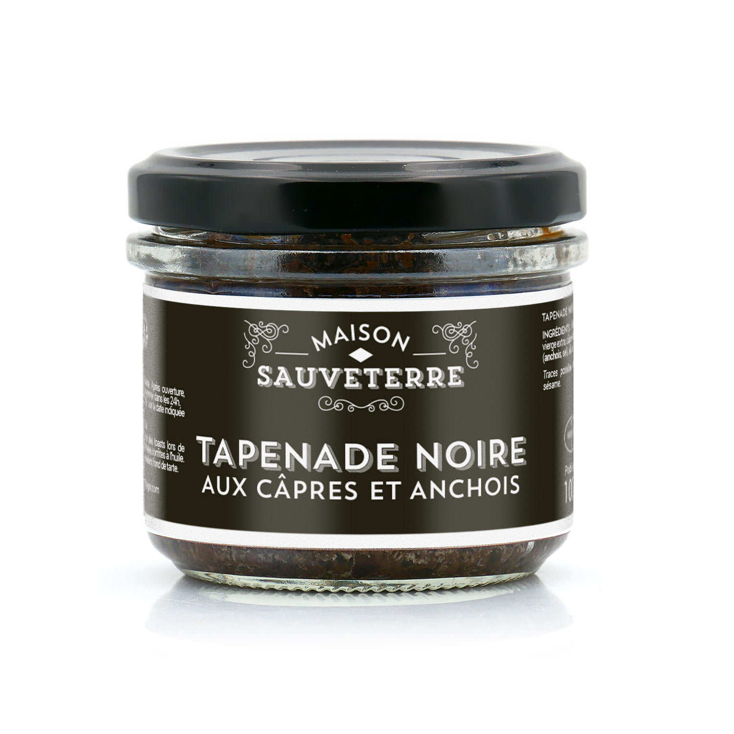 Black tapenade with capers &amp; anchovies - Maison Sauveterre