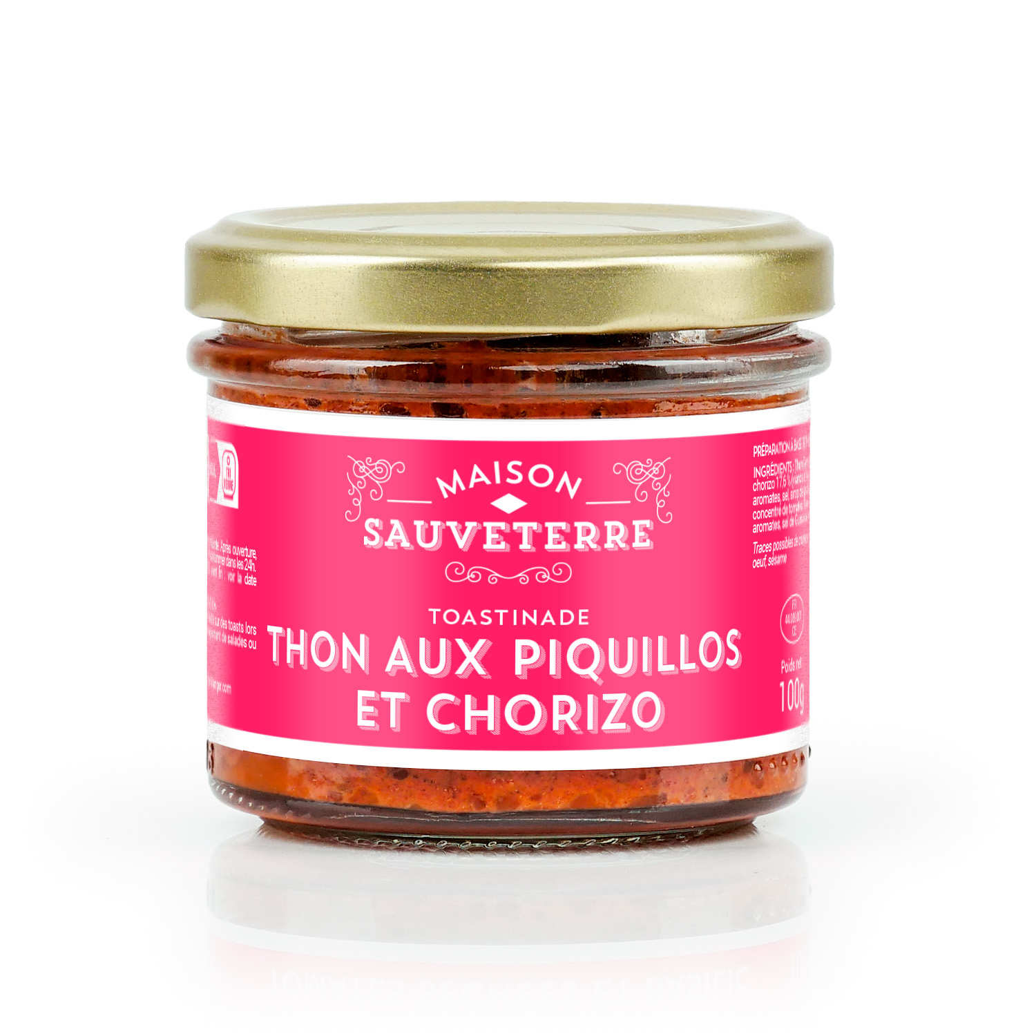 Tuna, chorizo and piquillos spread with espelette chilli peppers