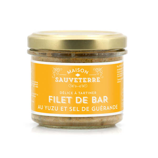 Filet de bar au yuzu et fleur de sel de Guérande à tartiner Maison