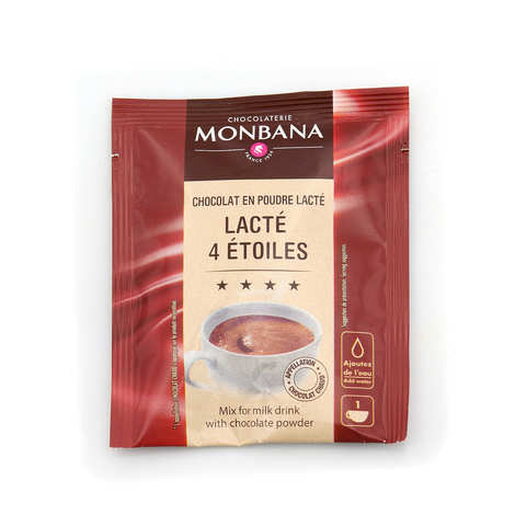 Chocolat en poudre lacté 4 étoiles - MONBANA