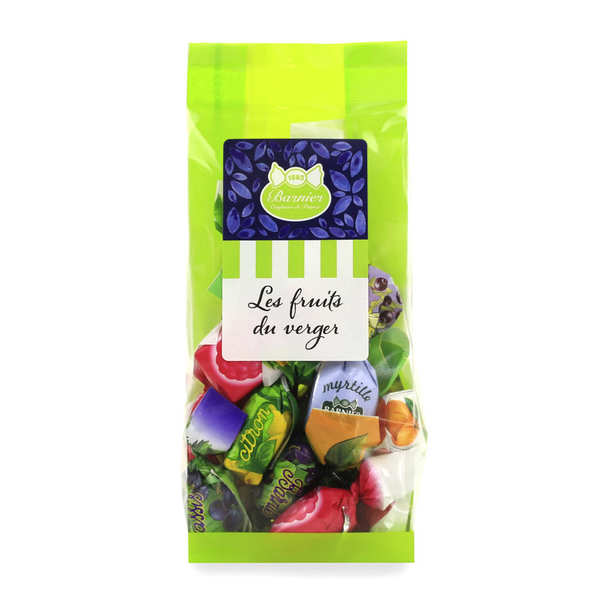 Gourmet filled candies Orchard Fruits Assortment Bonbons Barnier