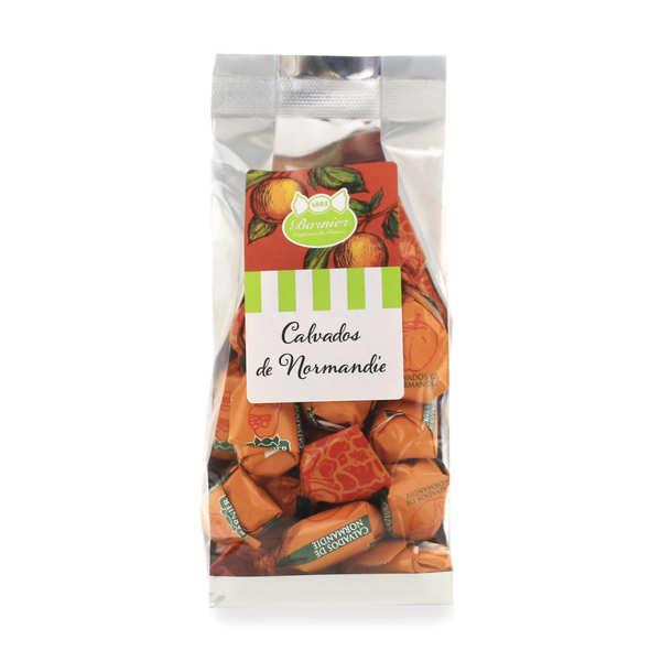 Bonbons coeur de liqueur au Calvados de Normandie Bonbons Barnier