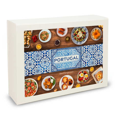 Boite cadeau rectangle aimantée Portugal Gourmand