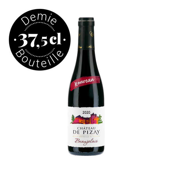 Beaujolais Nouveau 2020 from Château de Pizay in half bottle