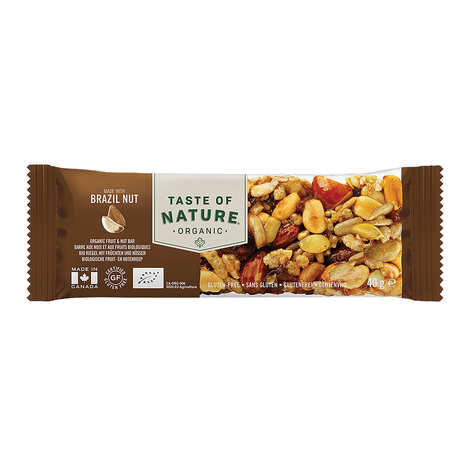 Taste Of Nature - Produits bio - Barre bio aux noix du Brésil - Vegan et sans gluten