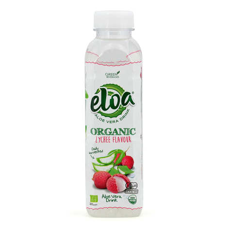 Eloa - Aloe Vera Drink - Eloa & Litchi - boisson bio à l'aloe vera