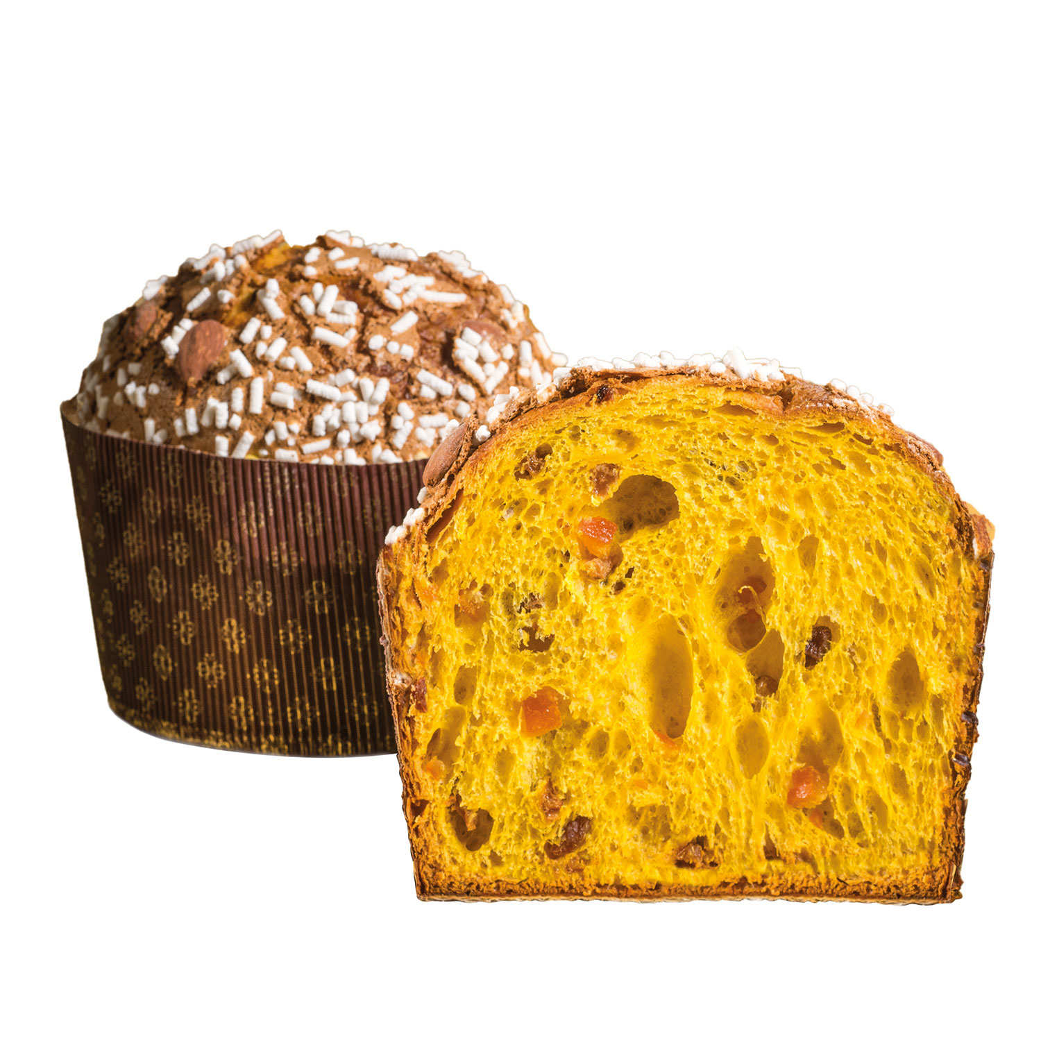 Traditional Italian Panettone With Yeast - Biancolievito