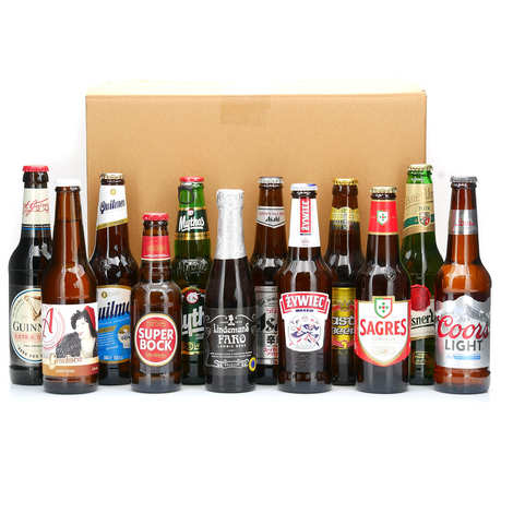 Coffret cadeau de 12 bières du monde - BienManger Paniers Garnis