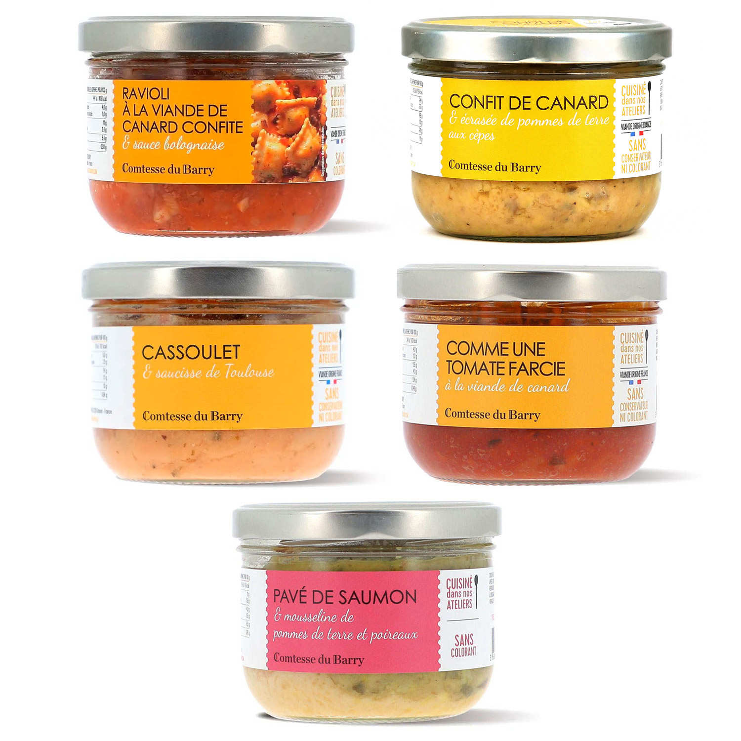 Lot 5 days / 5 cooked dishes Comtesse du Barry - Comtesse du Barry