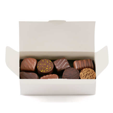 Box of assorted dark and milk chocolates - BienManger.com Chocolats