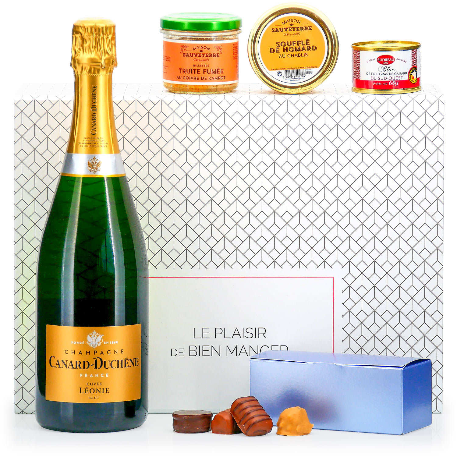 Coffret champagne nouvelle année main image 1