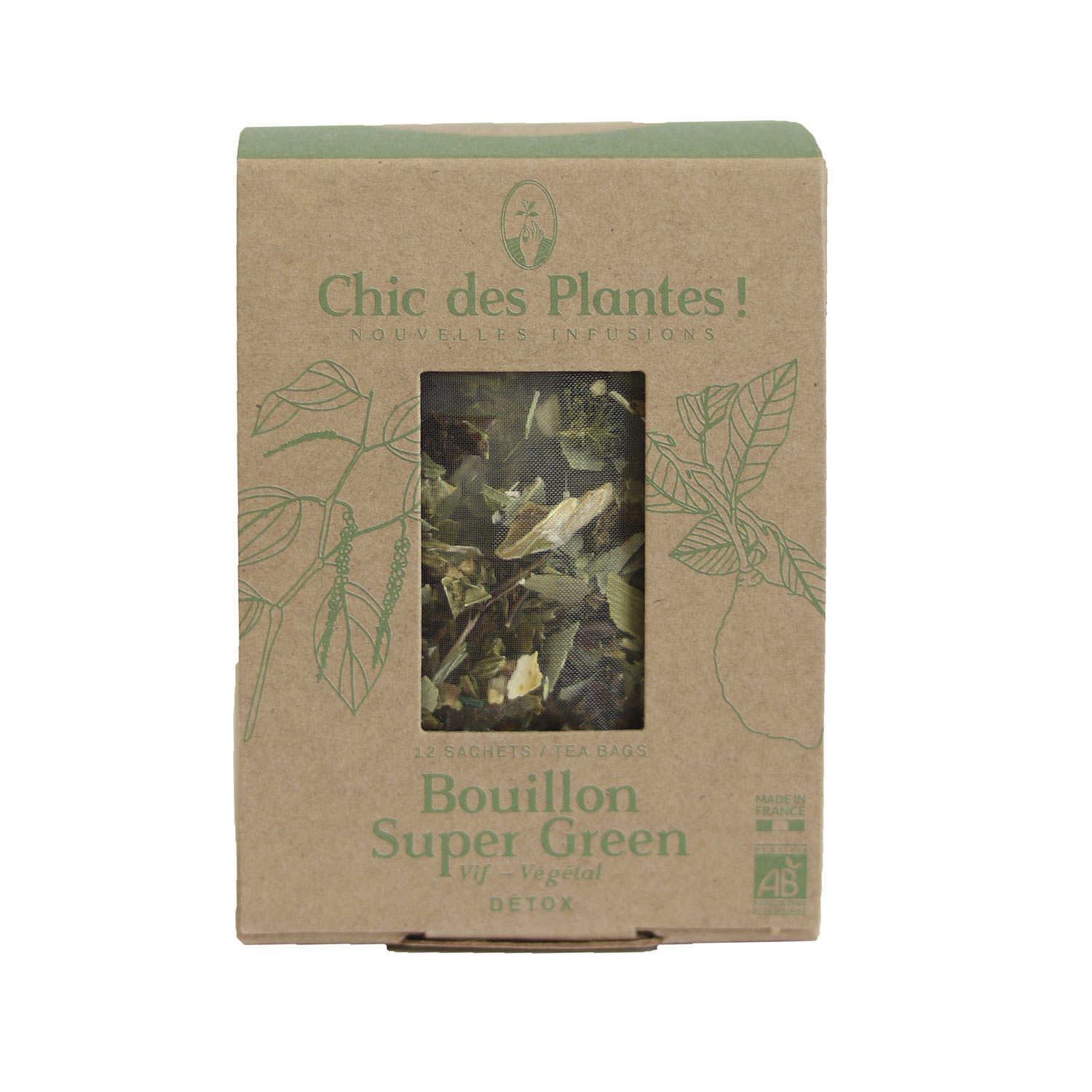 Bouillon bio "Super Green" Chic des plantes