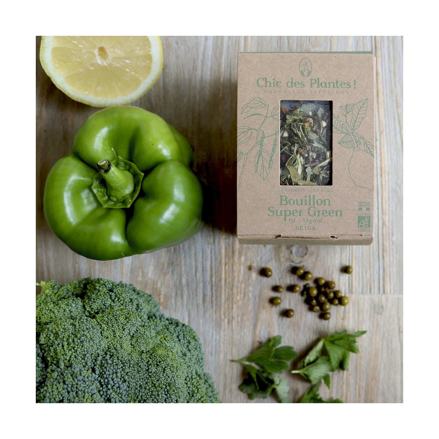 Bouillon bio "Super Green" Chic des plantes