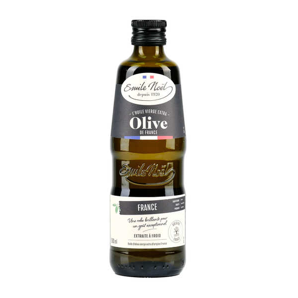 Huile d'olive vierge extra bio de France - Emile Noel - Bouteille de 50cl