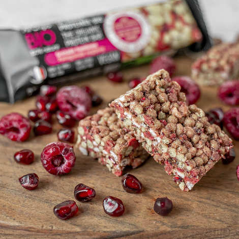 Airchips™ Bio - Barre protéinée bio aux Grenades et Framboises