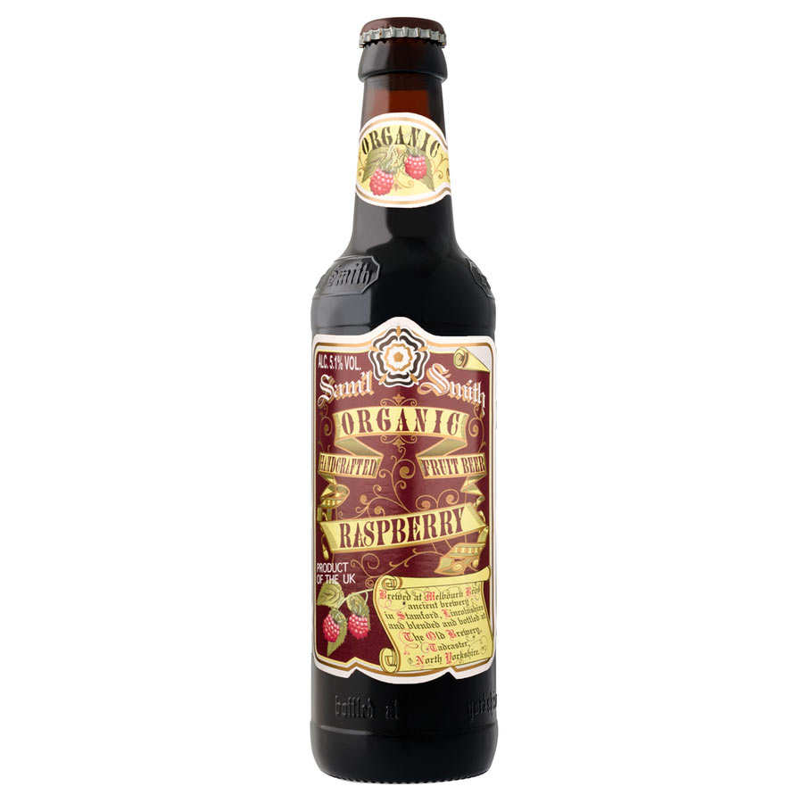 Samuel Smith Organic Raspberry - Organic fruity English white beer 5,1%.