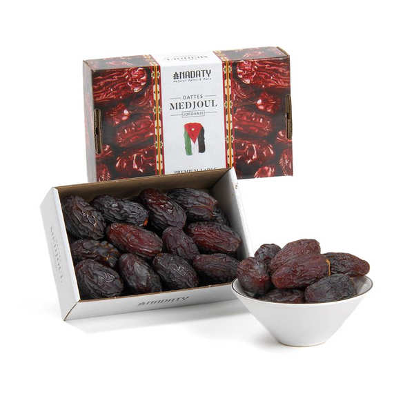 Dattes fraîches Medjoul de Jordanie - Boite de 450g