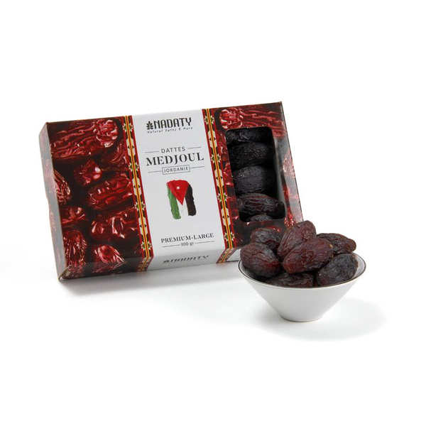 Dattes fraîches Medjoul de Jordanie - Boite de 900g