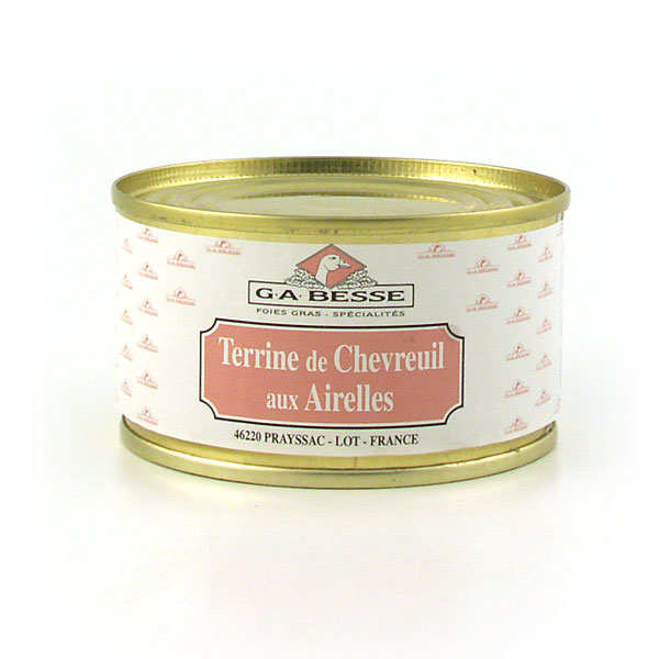 Terrine de chevreuil aux airelles Foie gras GA BESSE