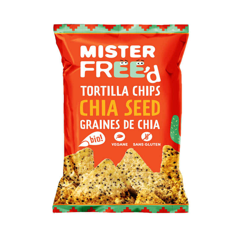 Tortilla Chips Bio Graines De Chia Mister Freed